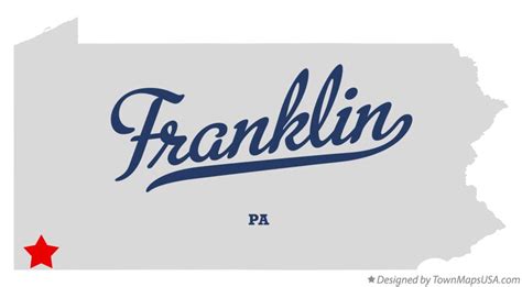 map of franklin pa|directions to franklin pa.
